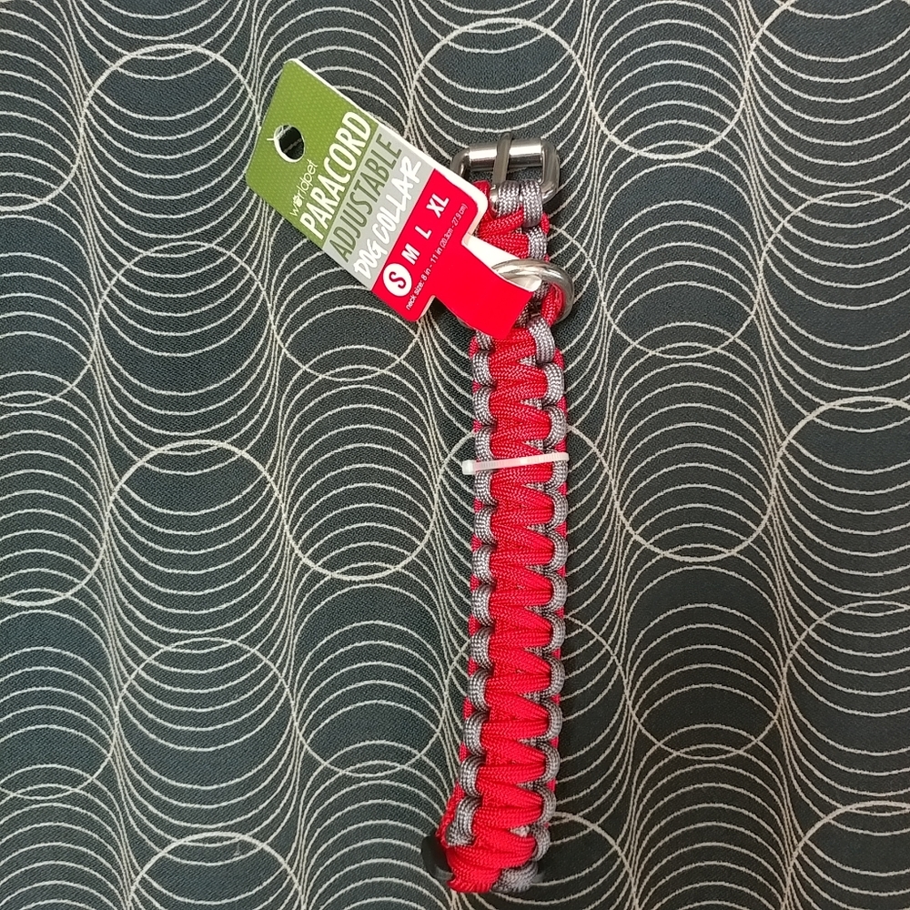 New Paracord Adjustable Dog Collar Small